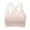 Pink, variant on SHENGYUAN Plus Size Sports Bras for Women High Support WomenColor Block Wireless Bra With Fixed Cups Back Design Chest and Side Fat Control BU1,XL