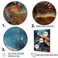 thumbnail image 3 of Designart "Turtle Serenity Depicted Abstractly" Animals Turtle Wall Decor, 3 of 7