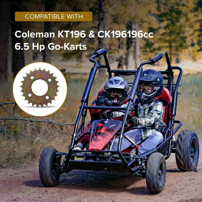 AlveyTech #420 Chain 25 Tooth Rear Sprocket, Parts for Coleman