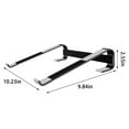 thumbnail image 3 of Qonioi Portable Aluminum Laptop Stand, Arched Hollow Bracket Thick Anti-Slip for 10-18 Inch Notebooks, Desktop Computer Holder, 3 of 7