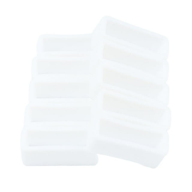 Juego de 10 correas de silicona para reloj, herramientas para reloj, correa de teléfono, 24-30 mm 24MM blanco
