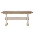 thumbnail image 1 of Farmhouse Reimagined White Flip Lid Sofa Table, 1 of 8