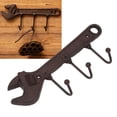 thumbnail image 4 of Gancho decorativo ANGGREK de estilo industrial Hierro fundido, 4 of 8