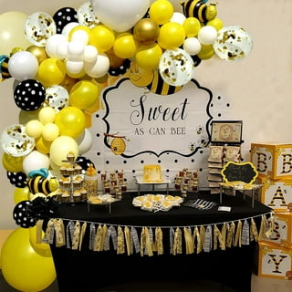 Bumble Bee Baby Shower Decoration Set, Soon to Bee a Family of Three  Banner, Bumblebee/Bumble Bee/Honey Comb Bee/Bee Beehive Theme Baby Shower  Party Supplies Decoration 
