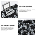 thumbnail image 5 of Lsque Flower Printed Luggage Cover, Travel Luggage Protector,Scratch and Dirt Resistant, Fits 18-32 Inch Luggage - Large, 5 of 9