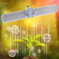 thumbnail image 1 of Luz LED Plegable perfecl Bombilla de Base E27 para Plantas de Interior Invernadero Jardín 24W 2 Hojas 360mm, 1 of 8