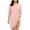 Pink, variant on Diufon Women's Long Sleeve Casual Dresses Spring Summer Loose Crewneck Dress Solid Color Home Dress with Pockets