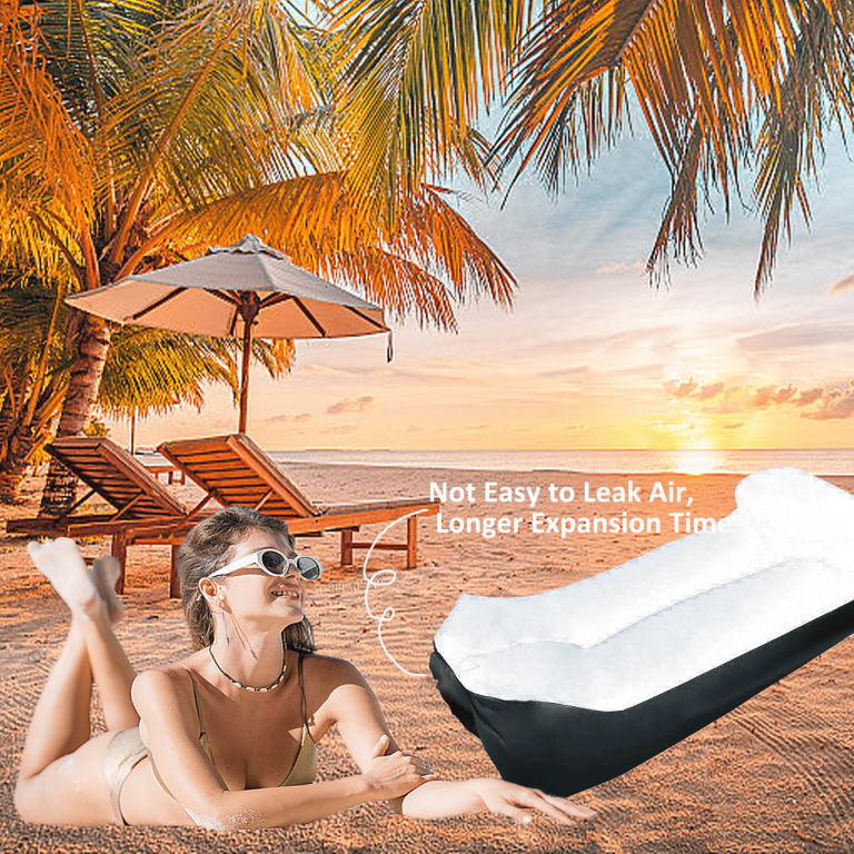 Inflatable Couch, Outdoor Beach Inflatable Sofa, Portable