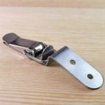 thumbnail image 5 of 90 Degrees Duck-Mouth Buckle Hook Lock Stainless Steel Spring Loaded Draw Toggle Latch Clamp, 5 of 5