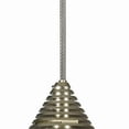 thumbnail image 2 of 5W Integrated LED Glass Pendant Lighting with Dimmer Feature, Dark Yellow, 2 of 5