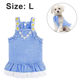 thumbnail image 2 of Vestido de perro Niñas Ropa para mascotas Vestido de princesa a cuadros Primavera Verano Falda corta Encaje Vestidos de fiesta de cumpleaños Adepaton Ropa para Perro, 2 of 5
