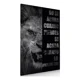 thumbnail image 1 of Cuadro Decorativo Moderno Canvas Leon Con Frase Motivadora, 1 of 5