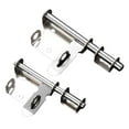 thumbnail image 3 of MYG Verrou de Porte 6/8 Pouce Verrou de Verrouillage Matériel de Verrouillage par Cadenas, 3 of 4
