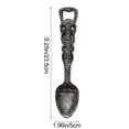thumbnail image 2 of Vintage Cast Iron Kitchen Utensil Wall Decor, Spoon Fork Bottle Opener Set, Rustic Farmhouse Anti-Rust Art Ornament, for Kitchen Dining Room Wall Decor, Silver-A, 2 of 7