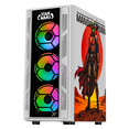 thumbnail image 2 of Gabinete XTREME PC GAMING StarWars Mandalorian Comic Edition Media Torre Fuente 600W 4 Fan ARGB Blanco CXTMAKRWT, 2 of 6