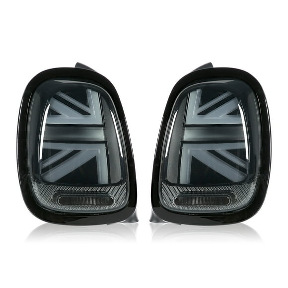 Running Light VLAND Full LED For JCW Union Jack Tail Lights Smoked Lens With Sequential Turn Signal Fit For F55 F56 F57 2014-2020