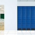 thumbnail image 3 of 5 Door Metal Lockers Storage Cabinet for School Office Gym Grey, 3 of 5