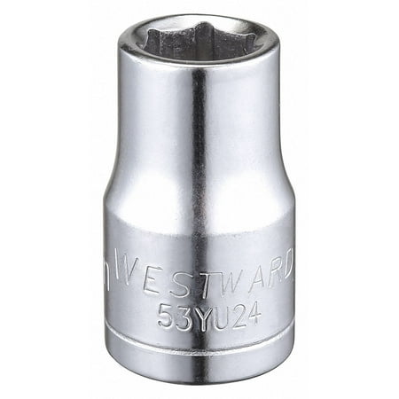 

Westward Socket Steel Chrome 12 mm 53YU24