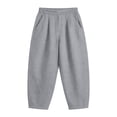 thumbnail image 5 of Barrel Linen Pants Women Baggy High Waisted Wide Leg Trousers Lightweight Summer Y2k Palazzo Harem Pants with Pockets, 2XL, 5 of 5
