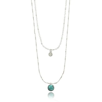Hip Hop Iced Silver Plated Cactus Jack Cross Pendant & 2mm 24" Box Chain  Necklace - Walmart.com