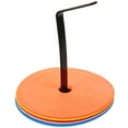 thumbnail image 4 of LEORX 6 Discs Training Sign Discs for Soccer in Bright Color 15.50X15.00X15.00CM 1 Rack, 4 of 8