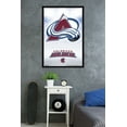 thumbnail image 2 of NHL Colorado Avalanche - Logo 17 Wall Poster, 22.375" x 34", Framed, 2 of 2