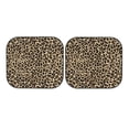 thumbnail image 7 of Xecao Leopard Print-1 for Foldable Car Sun Shades (2-Pack) offer sun protection with an easy-fold design for convenient windshield shading., 7 of 7