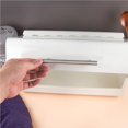 thumbnail image 4 of White Bread Box Countertop Bread Bin Strong Bread Storage Container with Handle Bread Organizer Pastry Storage Box for Bread Home Dry Food, 4 of 9
