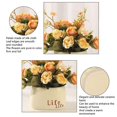thumbnail image 3 of Flores artificiales, flores falsas, plantas verdes, plantas en macetas, sala de estar, comedor, decoración de escritorio, 3 of 5