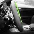 thumbnail image 5 of FH Group Geometric Chic Microfiber Leather Car Steering Wheel Cover Fits 14.5 Green, 5 of 6