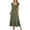 Army Green, variant on TJAZFJPA Valentines Day Dress Women Women Summer Casual Flutter Short Sleeve V Neck Smocked Elastic Waist Tiered A Line Maxi Dress Latex Dress for Women Sexy Flowy Dresses for Women