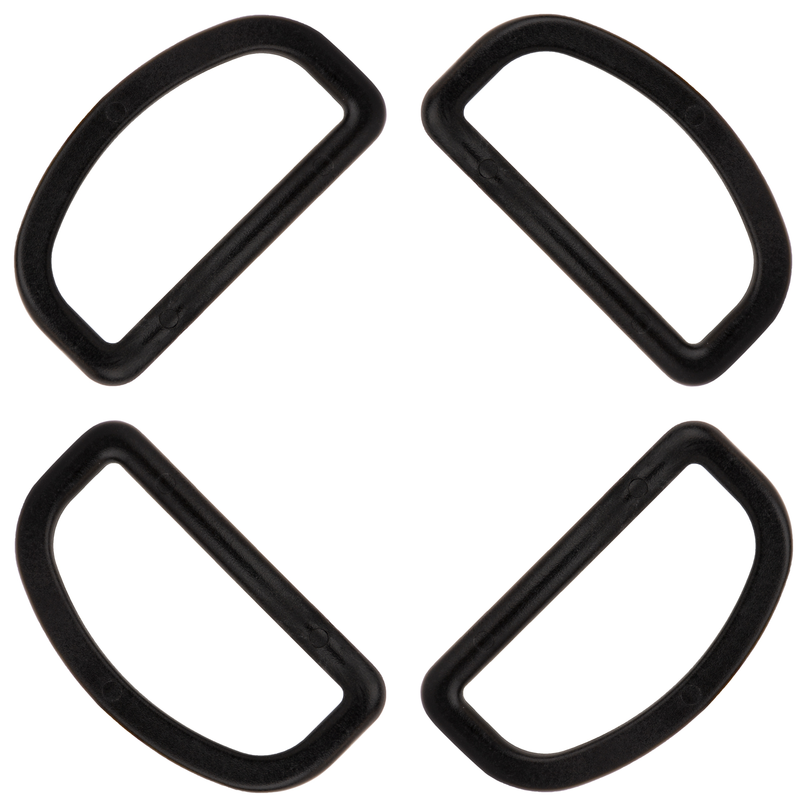 2 inch Black Plastic DRings 2 Closeout