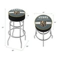 thumbnail image 2 of Trademark Gameroom Vegas Golden Knights Logo Bar Stool with Padded Seat, 2 of 5