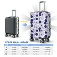thumbnail image 6 of Balery Luggage Cover Daisies Flowers Print Suitcase Covers for Luggage Elastic Washable Suitcase Protector Fits 18-32 Inch Luggage-, 6 of 9