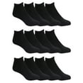 thumbnail image 2 of Athletic Works Men's Lightweight No Show Socks, 12-Pack, Moisture-Wicking, Lightweight Fabric, Fits Shoe Sizes 6-12, 2 of 4