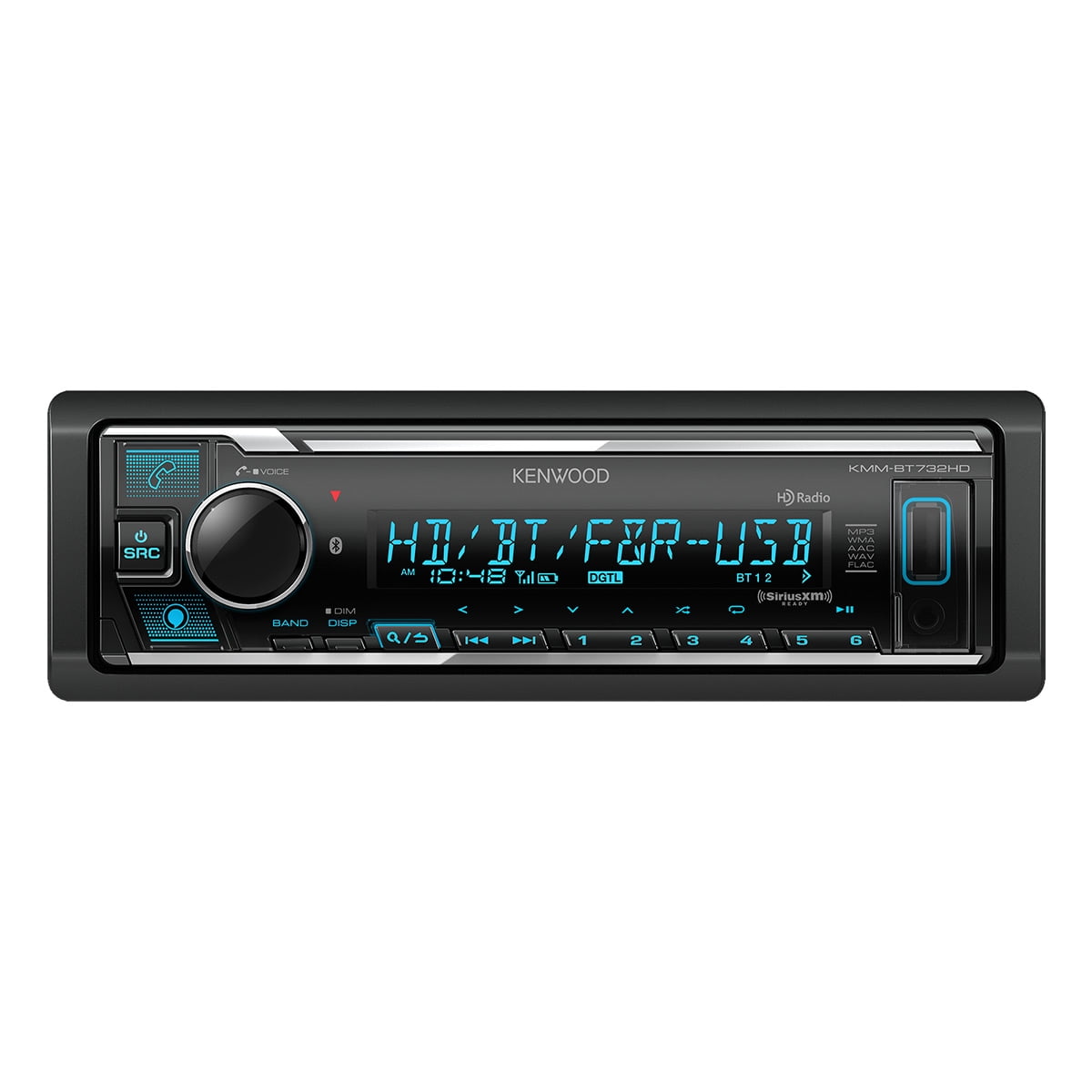 Kenwood eXcelon KDC-X704 CD Receiver, Single DIN Car Stereo