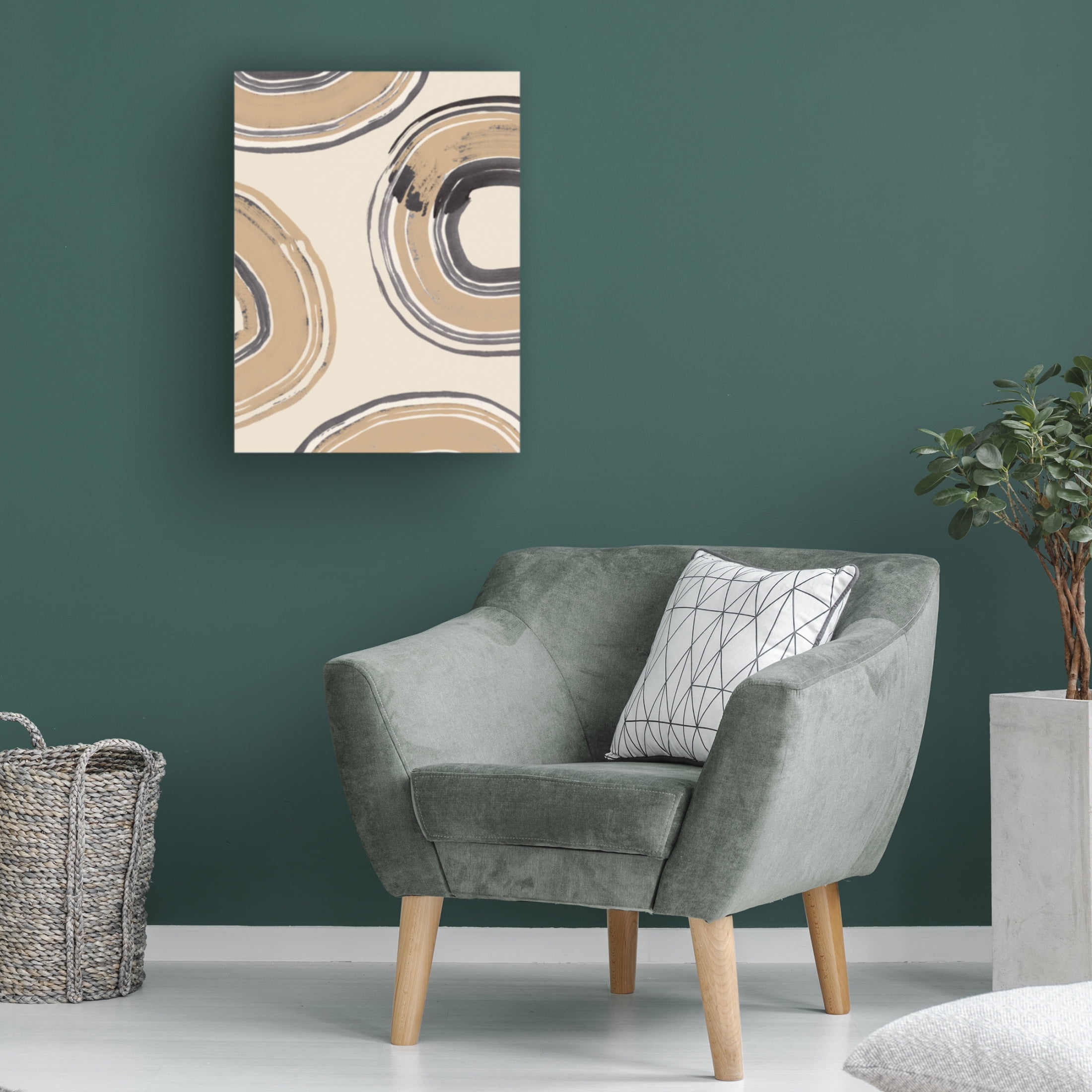 Trademark Fine Art Pictufy Studio Abstract Circles Canvas Wall Art