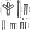 thumbnail image 2 of Pulley Puller, 13Pcs Steering Wheel Puller Kit Remover Harmonic Balancer Gear Pulley Car Repair Tool, 2 of 5