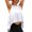 0630S*White, variant on Samlisa Womens Cropped Workout Tank Tops Summer Loose Fit Sleeveless Yoga Tops Irregular Hem Side Slit Running Gym Fitness T Shirts Tees 0630S*White XL