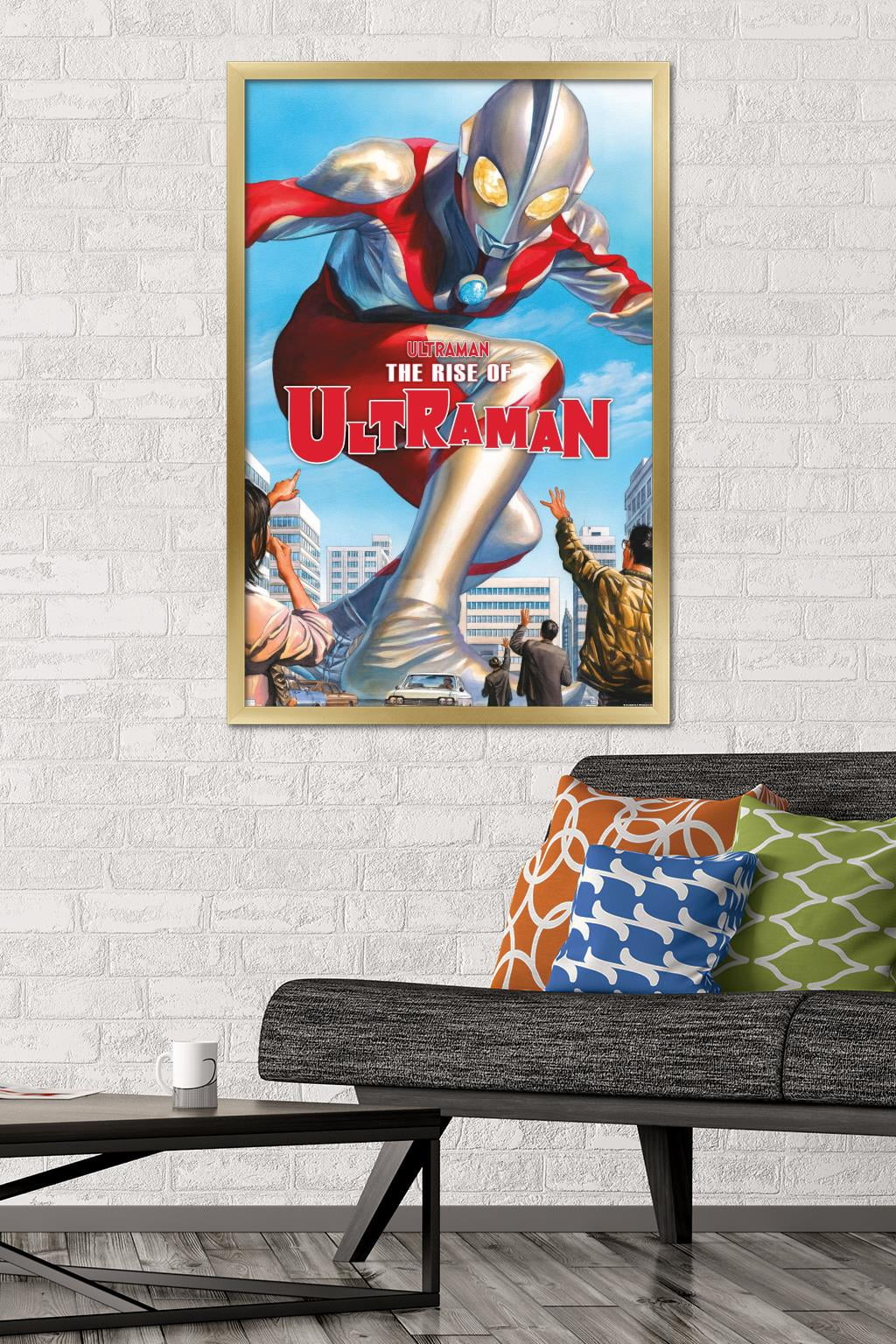 The Rise of Ultraman - Cover #1 by Alex Ross Wall Poster, 22.375" x 34" Framed