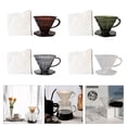 thumbnail image 2 of Reusable Coffee Filter Cup with Large Handgrip for Easy Handling Comfortable Grip Coffee Dripper Brewing Accessories, 2 of 17