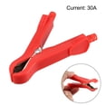 thumbnail image 3 of Battery Test Clips 30A Insulated Clamps for Automotive Car Black Red 2pcs, 3 of 4