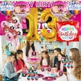 thumbnail image 5 of Boss Baby White Girl Party Supplies 13th Decor Kit Balloons Birthday Cake Topper Decorations, 5 of 6