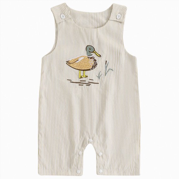 CAUYDY 3 6 9 12 18 24 Months Preemie Girls Bodysuit Newborn Short Sleeve Romper for Boys Baby Spring Summer Sleepers Infant Pajamas Sizes 6-12 Months,Beige