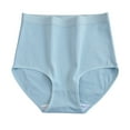 thumbnail image 2 of Women's Understated Cotton Brief Panty Light Blue XXL, 2 of 3