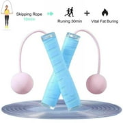 Cordless Jump Rope for Women, 9.85ft Adjustable Jumping Rope with Ball Bearings, Cable Skipping Rope for Exercise, Workout, Fitness, Bod Rope for Endurance Training