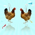 thumbnail image 5 of QIQUWOHUL A Pair Women's Funny Chicken Earrings Fashion Animals For Outing, 5 of 6
