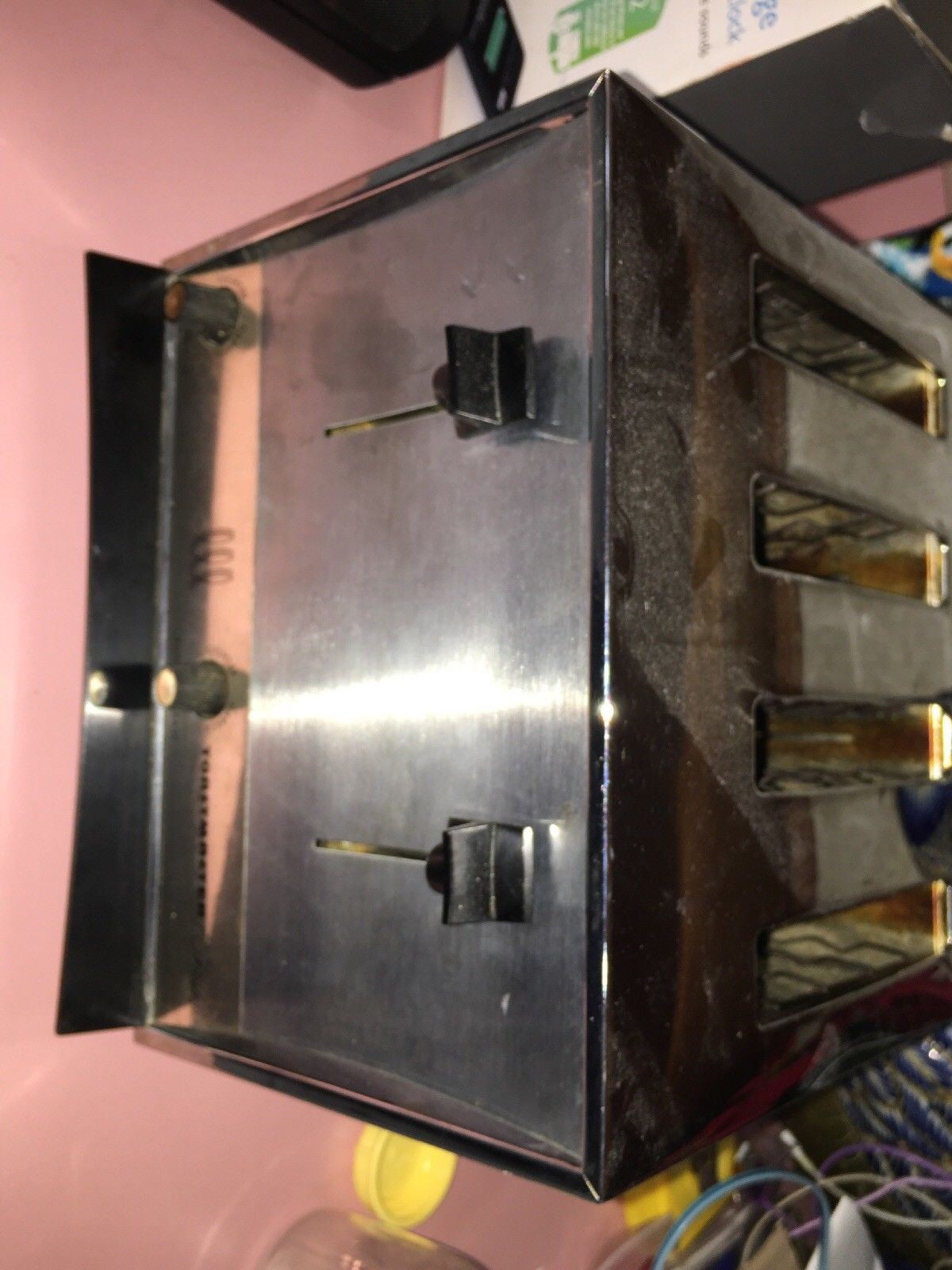 Vintage Toastmaster Hostess 4 Slice Toaster Mode D 1111 Chrome