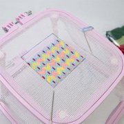HONCLL 14CT Needlepoint Canvas Mesh Canvas Sheets Needle Point Canvas for Crafting