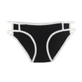 thumbnail image 2 of yunLCZ Women Seamless Hipster Underwear Cotton Mid Waist Women's Underwear No Hollow Out Strap Sports Girls Bikini Briefs Wasit Hipster Brief Panties for Ladies, 2 of 3